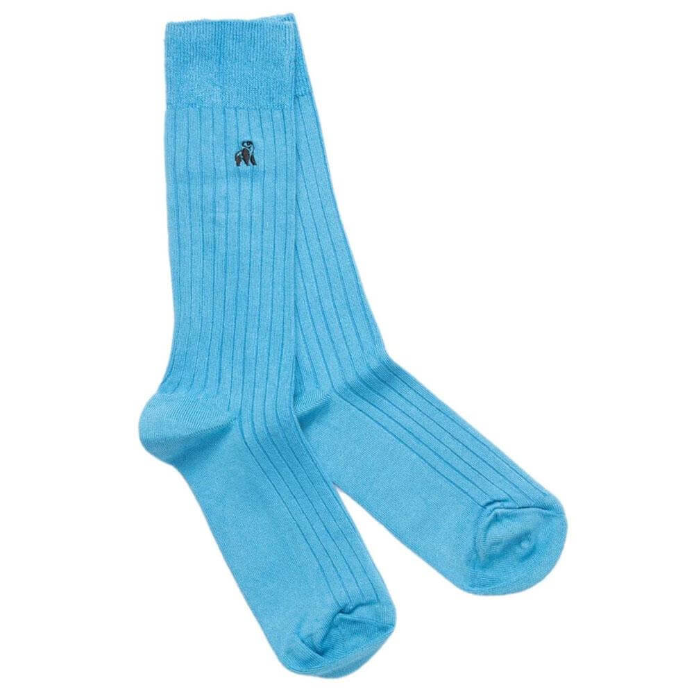 Swole Panda Sky Blue Socks